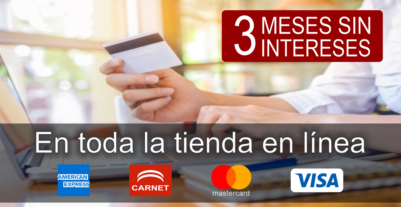 3 meses sin intereses con tarjetas participantes